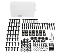 Tornillos Pernos Carenado Parabrisas Para SUZUKI Para GSXR 600 750 1000 K1 K2 K3 K4 K5 K6 K7 K8 K9 K10 Kit Tornillos Sujeción(Negro)