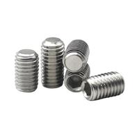 Tornillos prisioneros de cabeza hexagonal sin cabeza DIN916, de acero inoxidable 304, con punta de copa, de 2 a 10 piezas, M1.6, M2, M3, M4, M5, M6, M8, M10
