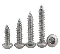 Tornillos prisioneros de rosca métrica acero al carbono con cabeza hueca hexagonal y punta Allen(2 pcs)