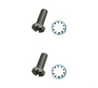 Tornillos ranurados de acero inoxidable de repuesto con arandelas de bloqueo para Johnson para EVINRUDE OMC 0304024 304024 kit de hardware de mantenimiento de unidad inferior