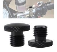 Tornillos Retrovisor moto,M10 x 1,25 Rosca Derecha e Izquierda,1*M10 sentido horario + 1*M10 antihorario,Tornillos espejos moto para la mayoría de motocicletas,Accesorios para motocicleta universales