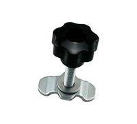 Tornillos roscados profesionales en L, doble tuerca de sujeción ajustable, rieles de 8 mm para tienda de campaña, instalación de camping, tuerca de tornillo de mano