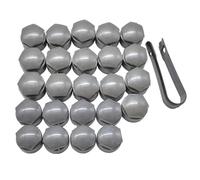 Tornillos Rueda Coche Compatible Con Q3 Q5 Para TT A1 Para A2 A3 S3 RS3 RS5 R8 24x Tapas Tuercas Rueda Coche Tornillo Para Cubo Neumático Pernos Vehículo Espárragos Cubierta 8T0943021(Gray)