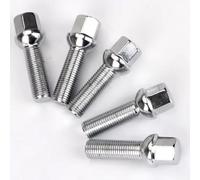 Tornillos Rueda Compatible Con Benz Ball 27/30/35/40/45/50/55/60 Mm De Longitud Tornillos De Rueda De Acero M14 X 1,5 Tuercas De Rueda De 12 X 1,5 Mm(M12x1.5,30mm)