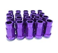 Tornillos Rueda Compatible Con Mitsubishi Tuercas De Rueda De Aluminio Tornillos Pernos Para Cubo De Rueda Tuercas De Rueda M12 X 1,25 MM M12 X 1,5 MM 50 MM(Purple,M12x1.5)