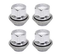 Tornillos Rueda,Tornillos Antirrobo Coche 4pcs M12x1.5 Rueda De Reemplazo Aleación Nueces 19mm Uso Apto Para Ford C-MAX CORTINA CHROM
