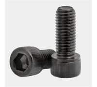 Tornillos Rueda,Tornillos Antirrobo Coche Tornillos De Cabeza Hexagonal Allen DIN912, Grado 12,9, Color Negro, M1,4,6, M2,5, M3, M4, M5, M6, M7, M8, 5/100 Unidades(X14mm,M1.6 50pcs)