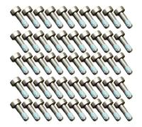 Tornillos silenciadores de repuesto 90223410983 compatibles con FS240 FS661 para MS193 para modelos de motosierra MS201 que proporcionan un ajuste preciso y una función fiable (50 piezas)