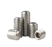 Tornillos Sin Cabeza M2/2,5/3/4/5/6/8/10 De Acero Inoxidable 304 Con Allen Y Punta Hexagonal. Juego Pernos Prisioneros(4mm,M2.5 50pcs)