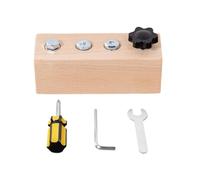 Tornillos Tablero Set Para Niños Juego Banco De Trabajo De Madera