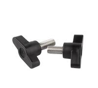 Tornillos Tornillos de mariposa M5 M6 M8 304 Acero inoxidable Apriete a mano Mango en Z Perilla manual de baquelita Tornillos pulgar ajustables mecánicamente