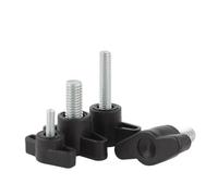 Tornillos Tornillos de mariposa Perilla manual de baquelita con mango en Z, apriete acero inoxidable 304, tornillos pulgar ajustables mecánicamente