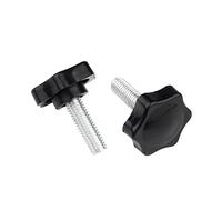 Tornillos Tornillos de mariposa Perno de mango sujeción rosca en forma estrella, perilla mano baquelita, tornillo apriete, equipo industrial, acero plástico