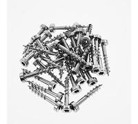 Tornillos Torx de agujero de bolsillo de 1 pulgada, autorroscantes (1000 unidades)