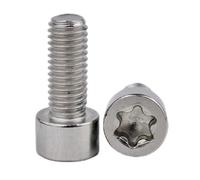 Tornillos Torx de cabeza cilíndrica M2-M8 Pernos hexagonales con cabeza de copa de acero inoxidable 304, 2 piezas, M4x27