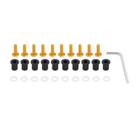 tornillos Universal Motocicleta Para M5 Pernos Parabrisas Carenado Montaje Tornillos 5mm Bien Tuercas Motocicleta Máquina Tornillo Surtido Kit