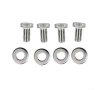 Tornillos y arandelas de motor de acero inoxidable para bombas de refuerzo de limpiador de piscinas, juego de 4 u 8 juegos, para modelo Polaris PB4-60, montaje seguro y resistencia a largo plazo, para