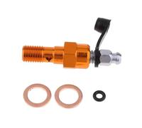 Tornillos y arandelas para banjo de motocicleta para cilindro maestro de pinza de freno M10 x 1,25/M10 x 1,0 mm, duradero (naranja 1,25 mm)