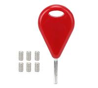 Tornillos y Llave de Aleta de Surf para Aletas Aletas de Tabla de Surf universales Llave de Surf Tabla de Surf Accesorios de Repuesto(Rojo)