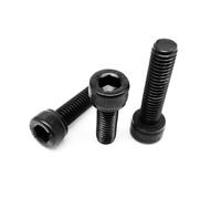 Tornillos y pernos, Tornillos de cabeza hueca hexagonal DIN912 acero inoxidable 304, color negro, M1.6-M8, 3-100 mm(35mm,50pcs M3)