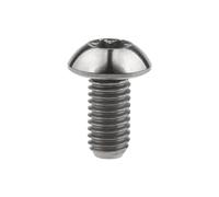 Tornillos y pernos Torx de cabeza plana, Perno de cabeza botón Torx titanio M5x10mm/12mm Multicolor(Sliver,M5x12mm)