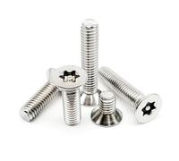 Tornillos y pernos Torx de cabeza plana, Tornillos de seguridad avellanados Torx acero inoxidable 304, varios tamaños, incluido M8, 5 unidades(45mm)