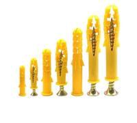 Tornillos y tacos 100/50 unidades de tornillos autorroscantes de expansión, tornillos de anclaje autorroscantes, tubo de plástico acanalado para paneles de yeso (50 juegos, M6 x 80)