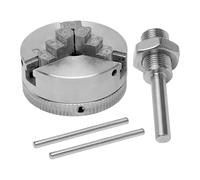 Tornio de madera Chuck 3 - Tornos de egoístas duraderos Chuck | 1 x 8tpi | Mini Chucks de 3 pulgadas, conector M18x1.5 mm, herramienta de torno de carpintería de precisión