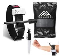 Torniquete Táctico con Varilla de Aluminio y Bolígrafo de Emergencia - Kit Supervivencia y Primeros Auxilios Militar, Policial, Coche, IFAK, Hemorragias, Outdoor y Uso Profesional