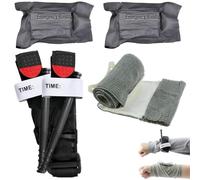 Torniquetes Tactico, Vendaje Israeli, Torniquete de Emergencia, Torniquete Militar Tactical con Una Sola Mano, Primeros Auxilios, para Botiquin Tactico, Camping, Caza y Aventura al Aire Libre, 4 Pcs