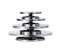 Torno Alfarero, Torno Ceramica Plato Giratorio De Aluminio Doble Cara For Plataforma Escultura Arcilla Cerámica Rueda Herramientas Rotativas Perezosas 15Cm-30Cm(20cm)