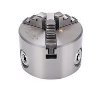 Torno Auto-centrado 80 mm 3 Mandíbulas Precisión 0.07 mm para Sujeción 2-22 mm Torno para Madera para Carpinteros, Talleres, Proyectos de Precisión