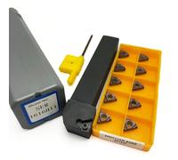 Torno CNC, Portaherramientas De Rosca Externa SER1010 SER1212 SER1616H11, 10 Uds. 11ER AG60, Insertos Torneado Hilo Carburo(SER1616H11-VP15TF)