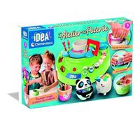 Torno de alfarero eléctrico infantil Clementoni con kit completo y pinturas