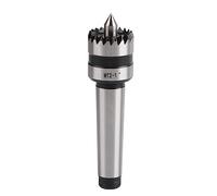 MT1 MT2 Centro de Torneado,Heavy Duty Live Bearing Tailstock Center Metal Torno de madera Herramienta de torneado Dedal giratorio(MT2)