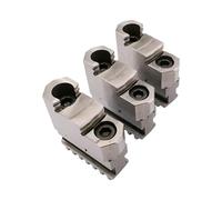 Torno de mandril de dos piezas de 7 dientes y 6 pulgadas, torno manual autocentrante K11-160A, mordaza dividida tipo A, 1 juego