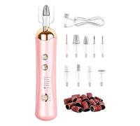 Torno de uñas, eléctrico portátil inalámbrico fácil | Kit completo de máquina de uñas recargable, para mujeres, niñas, niños, adultos, manicura en casa, interior y exterior y para