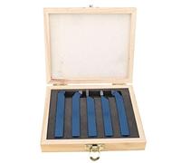 Torno herramienta de torneado, 5pcs Torno herramienta de carburo con punta de soldadura conjunto de herramientas de torneado de piezas de máquina herramienta para tornos generales(12×12mm)