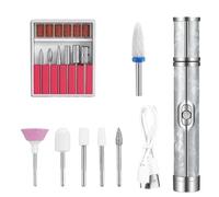 Torno para Uñas | Archivo de uñas eléctrico | Potente Kit de Manicura y pedicurà Eléctrico | Accesorios de manicura de bajo ruido recargable de USB, herramientas de uñas de mano para mujeres adolescen