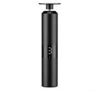 Torno para Uñas Eléctrico 2 en 1: Limador de Pies y Manicura USB Recargable, Quita Durezas para profesional, Pantalla LCD, 40000 RPM, Kit Completo(Black)