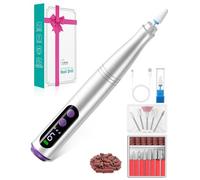 Torno para Uñas Profesional 12 in 1 Lima Eléctricas Uñas USB para Uñas de Gel y Acrílicas Manicura Pedicura Eléctrico Recargable 9 Velocidad Ajustable Nail Drill