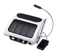 Torno para Uñas Profesional 30000 RPM, AZ GOGO Velocidad Ajustable Lima de Uñas Eléctrica, Aspirador, Pedal y Pantalla LED, Manicura y Pedicura Pulidor Eléctrico Ideal para Salón de Belleza y Casa