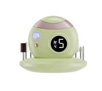 Torno Para Uñas Profesional Pulidoras De Uñas Eléctricas Torno Uñas Alicate Cortauñas Electrico Adultos Pies Nail Cutter Profesional Lima Automática TYPE-C Recargable (121×80MM,Green)