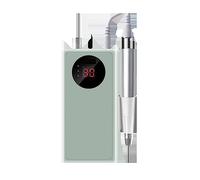 Torno para Uñas, Taladro eléctrico for uñas de 30000RPM, taladro profesional for manicura y pedicura, taladro eléctrico for uñas con pantalla LCD de anillo, Color verde claro para Salón DIY Principian