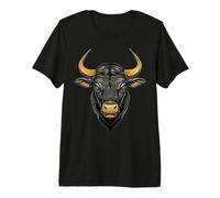 Toro Buey Ganado Doméstico Granja Vaca Taurus Toros Camiseta Premium