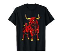Toro Con Rosa | Toreo Español | Toros Camiseta