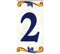 TORO DEL ORO Números casa. Números y Letras en azulejo. Calca cerámica. Estilo craquelé. Nombres y direcciones. Diseño Craquelé 5,40x10,70 cms