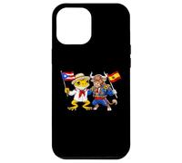 Toro Español Rana Coquí de Puerto Rico Bandera de España Carcasa para iPhone 12 Pro Max