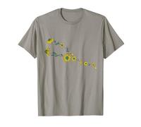 Toro Flores como una constelación Taurus signos del zodiaco Camiseta