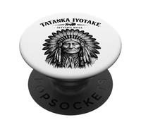 Toro Sentado Tatanka Iyotake Lakota Historia PopSockets PopGrip Adhesivo